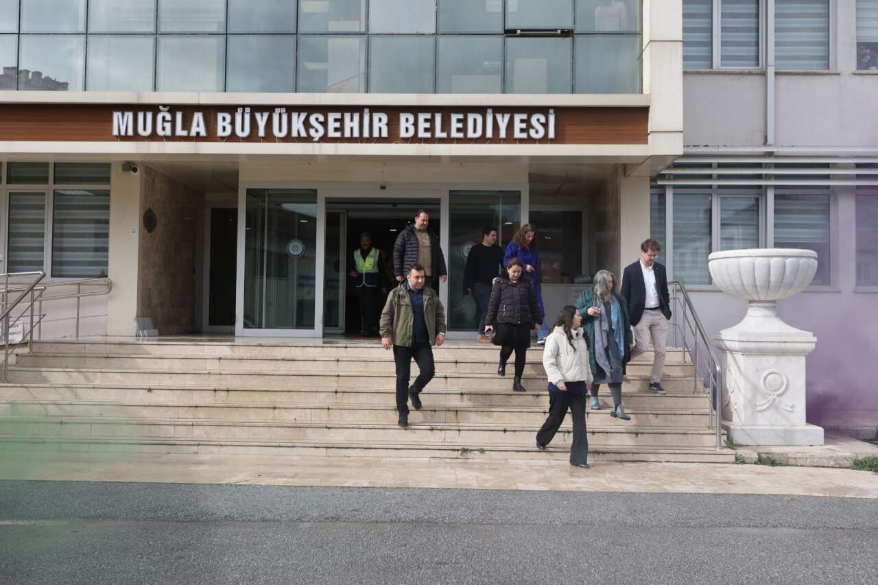 Muğla Büyükşehir Hizmet Binalarında Deprem Tatbikatı 1